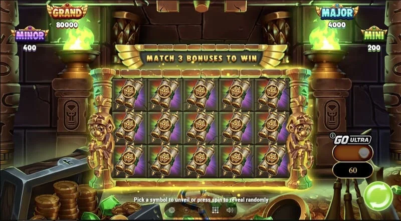 Wrappin' More Gold – Collect & Win režģis ar augošu mūmiju
